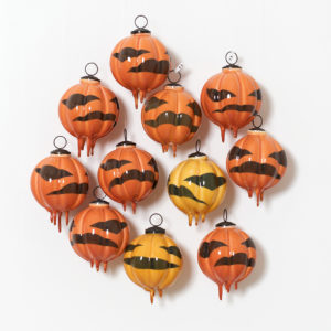 Lantern Pumpkin Bauble - £80. East meets West in an all-dipped Chinese New Year/ Christmas bauble...